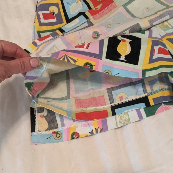 Happy Hour Skirt/Shorts - Cocktails anyone? Sz 6 - Picture 4 of 6